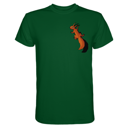 Süßes Eichhörnchen klettert - Premium Shirt