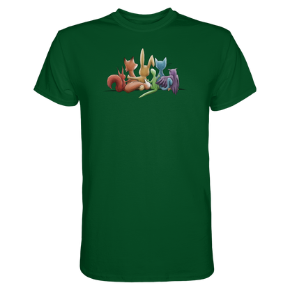 Regenbogen Tiere für Freundschaft, Toleranz und Vielfalt - Premium Shirt