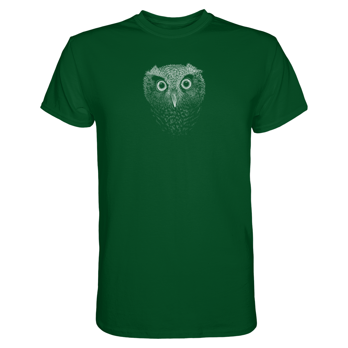 Eule Kritzelkunst Illustration - Premium Shirt