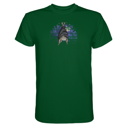 Fledermaus in blauer Nacht - Premium Shirt
