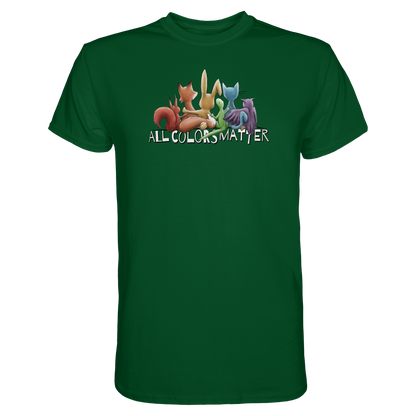 All Colors Matter! Regenbogen Tiere für Vielfalt - Premium Shirt
