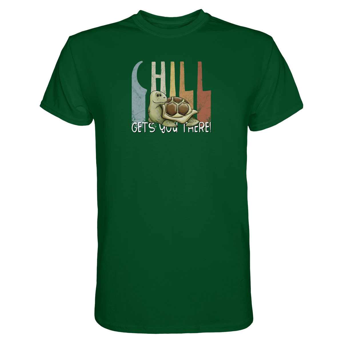 Gechillt gemütliche Schildkröte - Premium Shirt