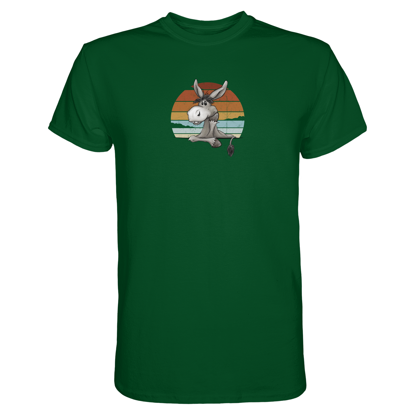 Lässiges Maultier Retro Esel - Premium Shirt