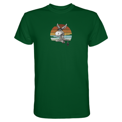 Lässiges Maultier Retro Esel - Premium Shirt