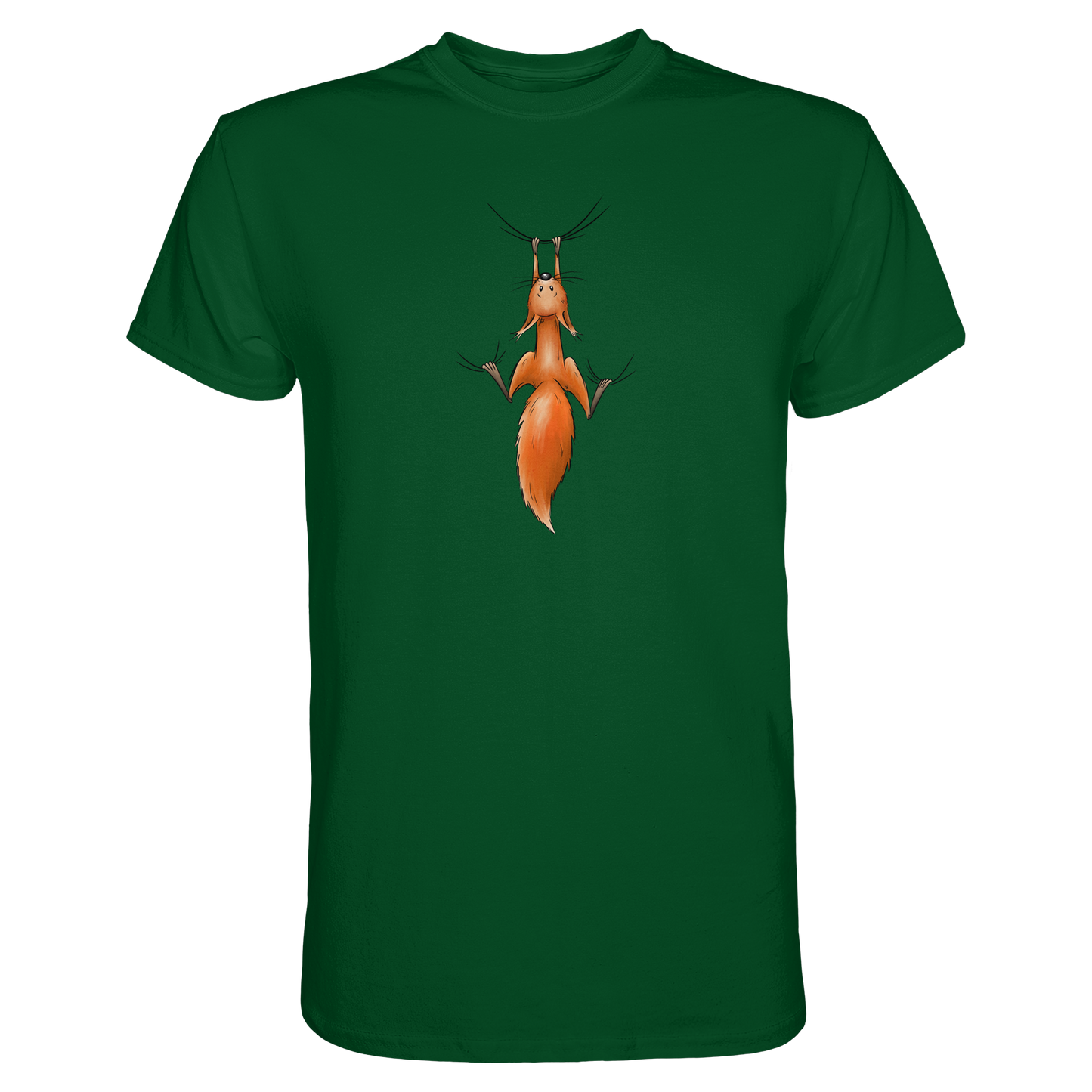 Rotes Eichhörnchen hängt ab - Premium Shirt