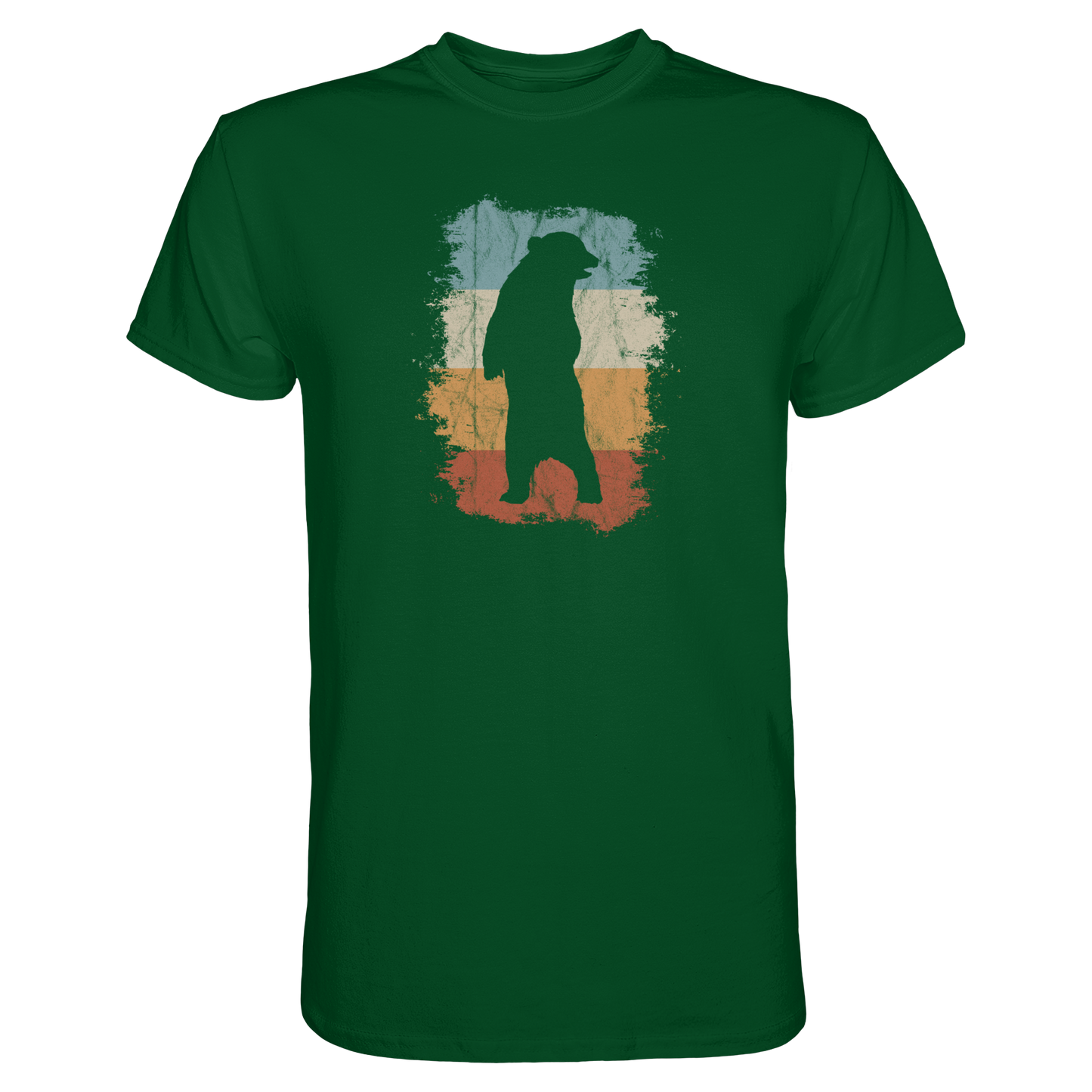 Retro Bären-Silhouette - Premium Shirt