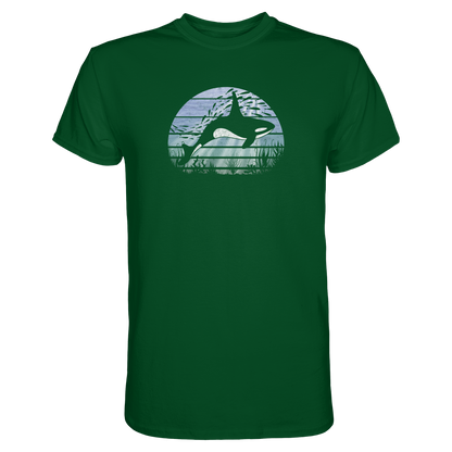 Retro Tiefsee Schwertwal Orca - Premium Shirt