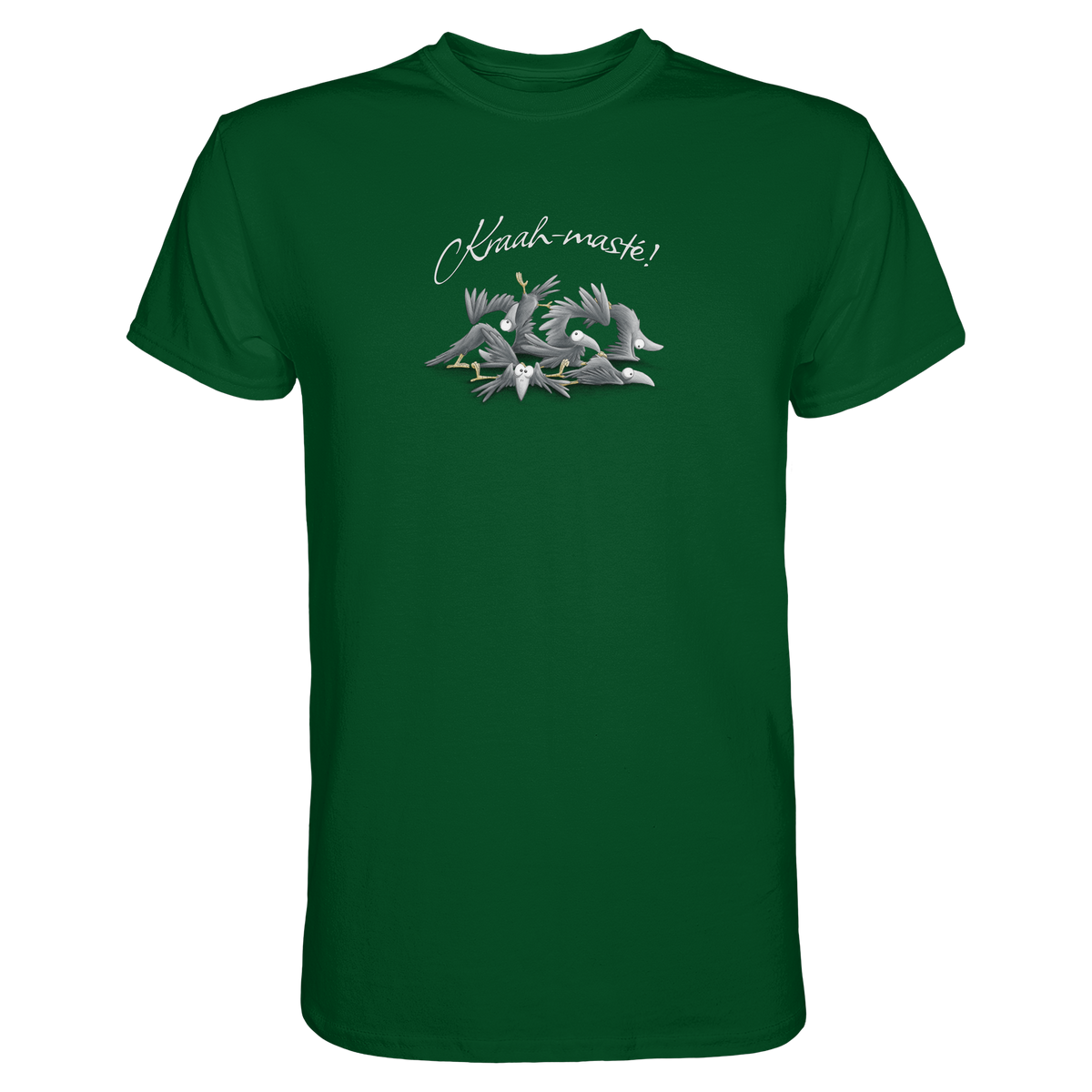 Kraah-masté! Yoga Raben Krähen - Premium Shirt