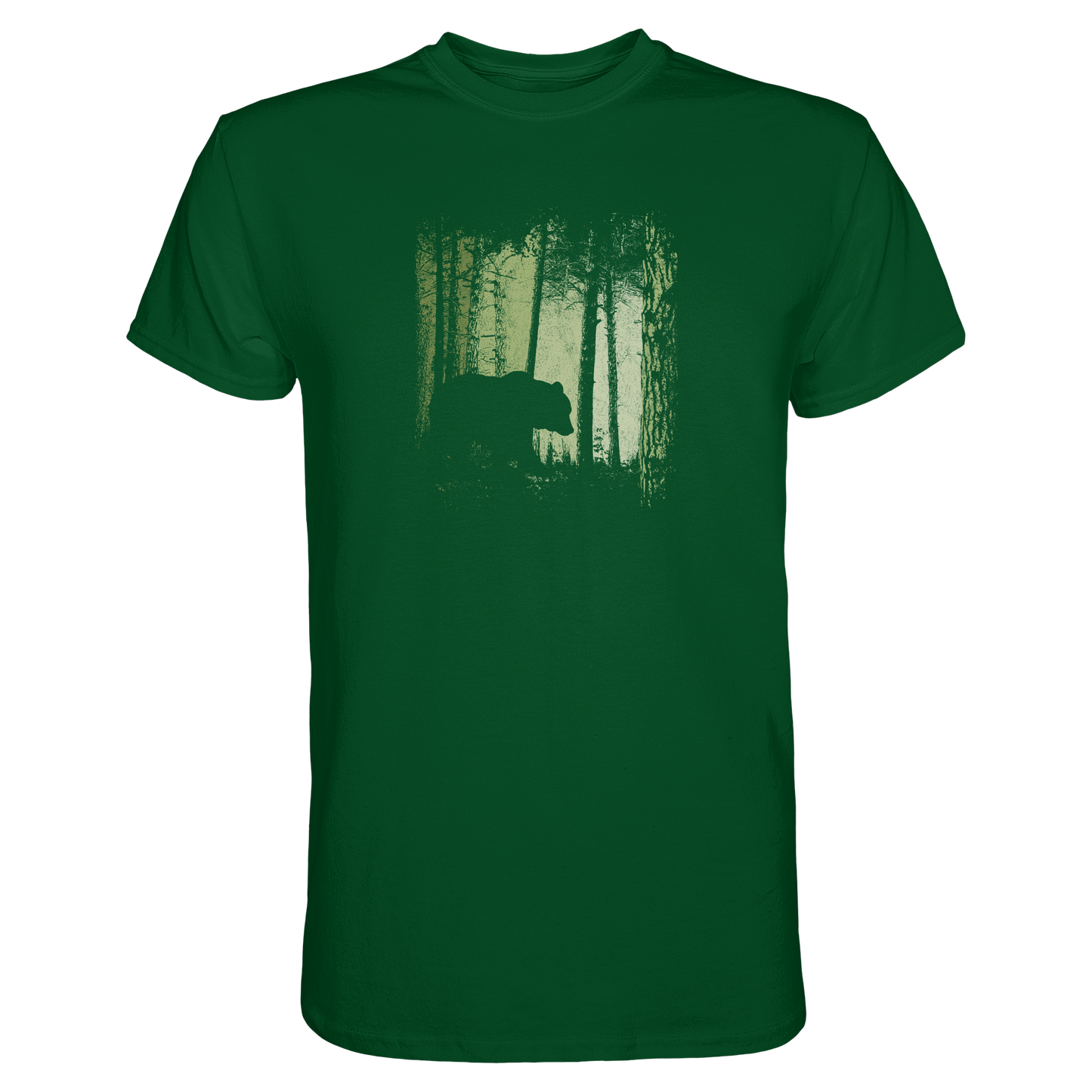 Braunbär im Zwielicht Wald - Premium Shirt