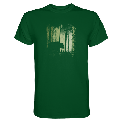Braunbär im Zwielicht Wald - Premium Shirt
