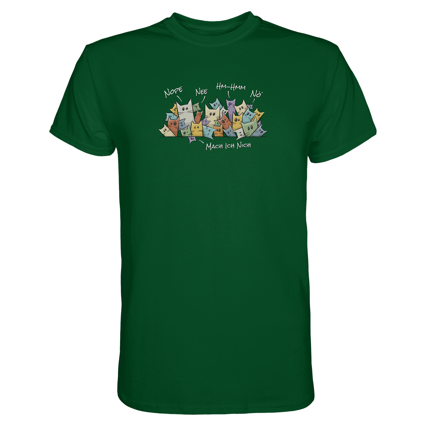 Nope, Nee, Nö Katzen - Premium Shirt