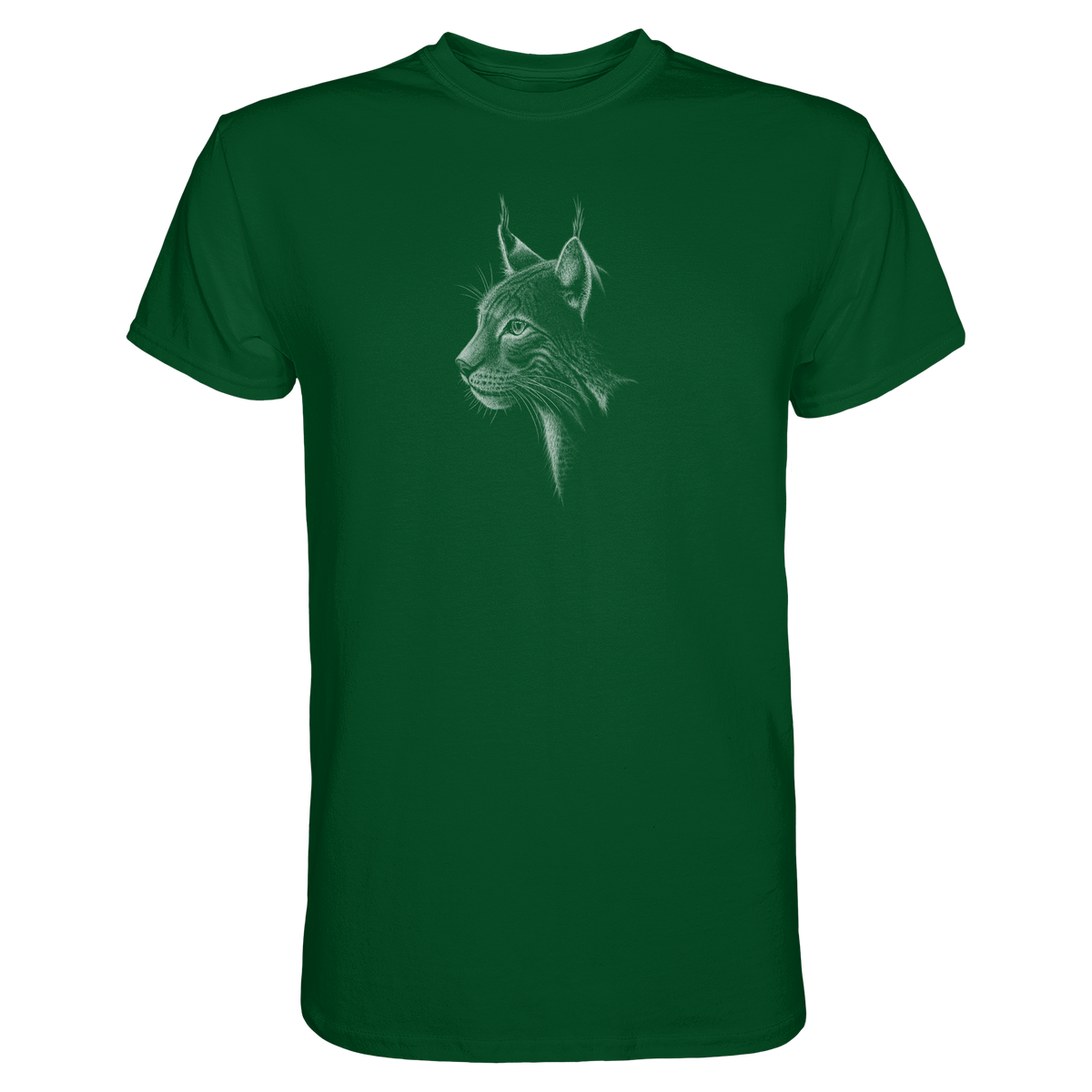 Luchs Kritzelkunst Wildkatze Illustration - Premium Shirt