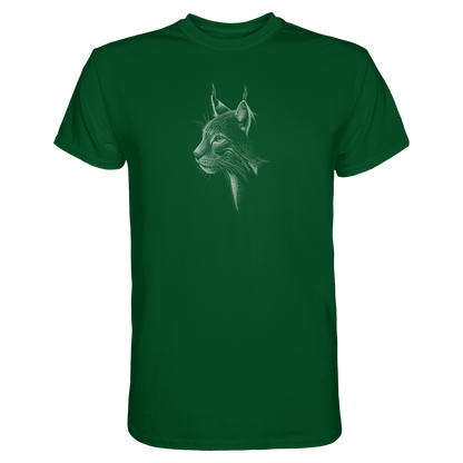 Luchs Kritzelkunst Wildkatze Illustration - Premium Shirt