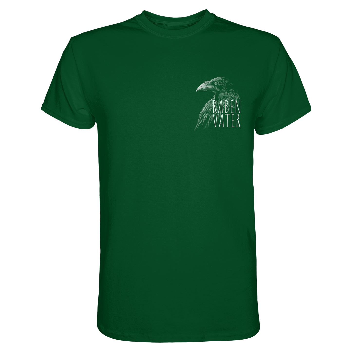 Rabenvater schwarzer Rabe Krähe - Premium Shirt