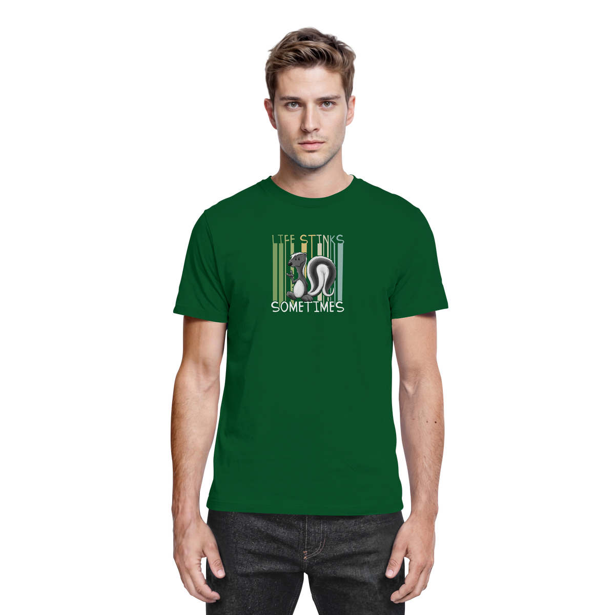 Life Stinks Sometimes Stinktier Weisheit - Premium Shirt