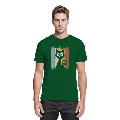 Retro Katze Silhouette - Premium Shirt