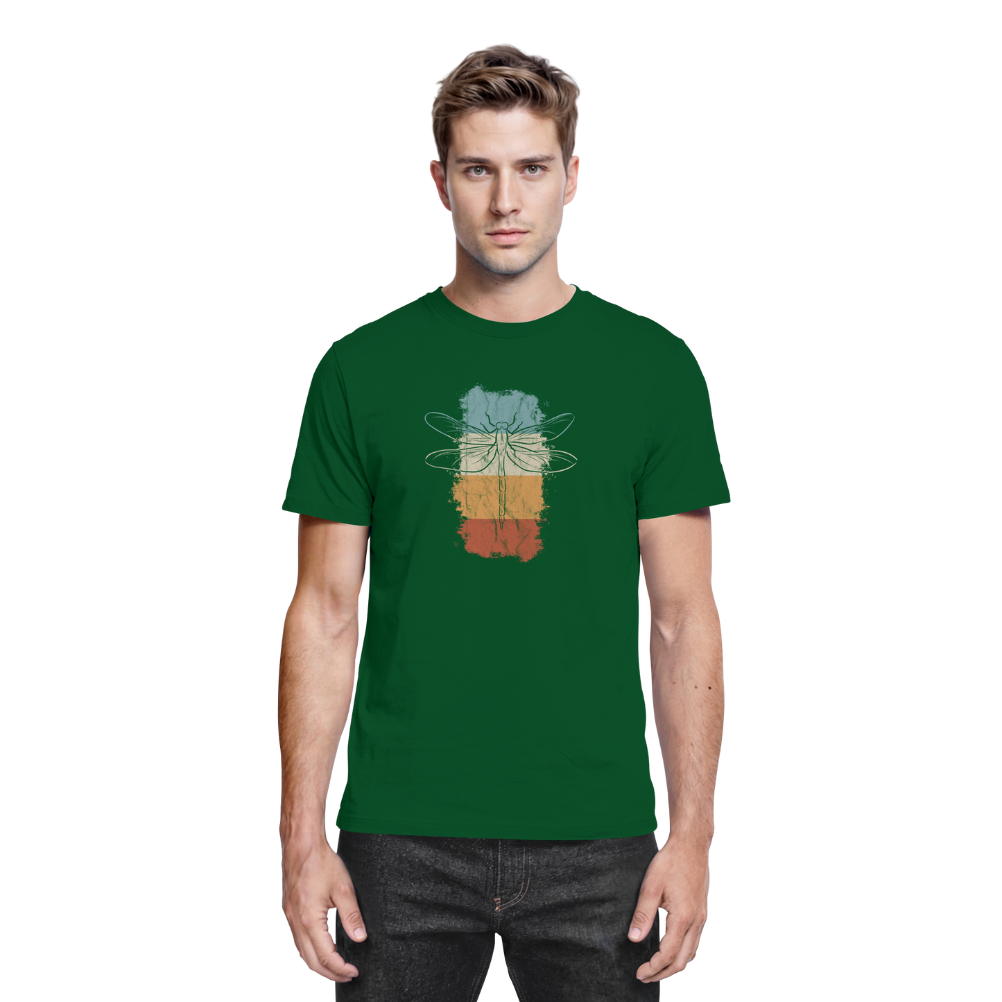 Retro Kunst Libelle | Vintage Dragonfly - Premium Shirt