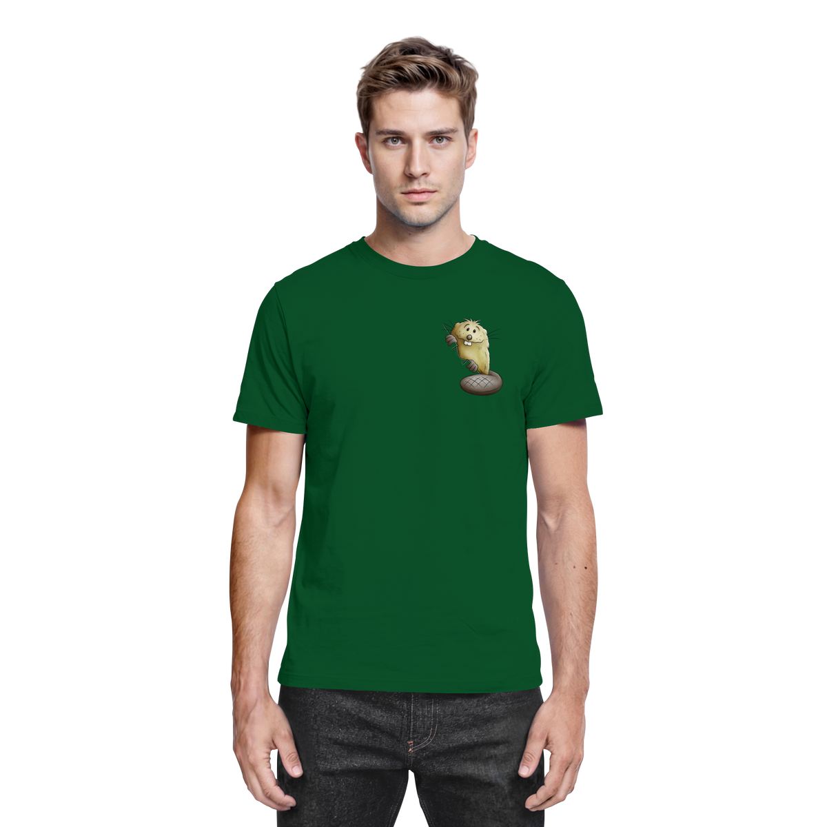 Lustiger frecher Biber - Premium Shirt