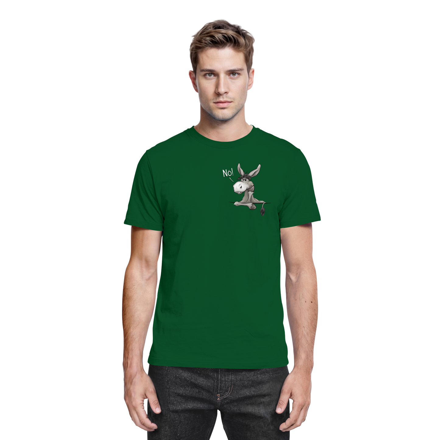 Nö! Störrischer Esel - Premium Shirt