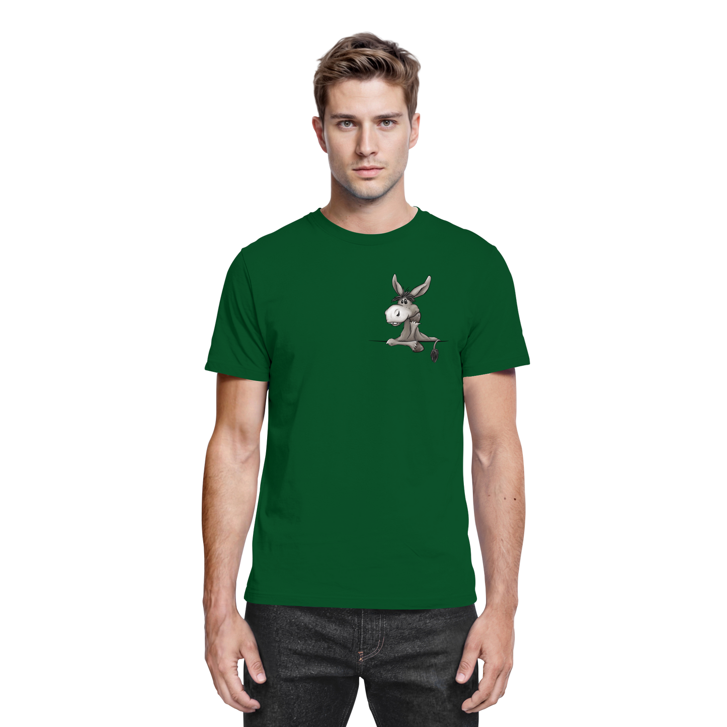 Lustiger lässiger Esel - Premium Shirt