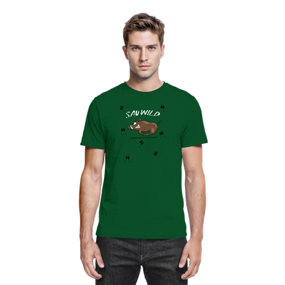 Sauwild wilde Sau | Wildschwein Keiler - Premium Shirt
