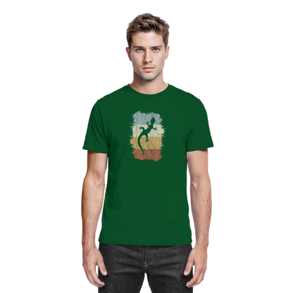 Retro Gecko Salamander Silhouette - Premium Shirt