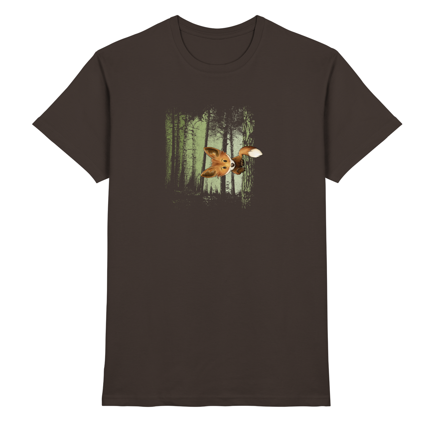 Fuchs im Zwielicht-Wald - Premium Shirt