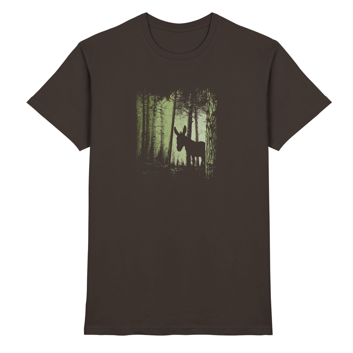 Esel im Zwielicht-Wald - Premium Shirt