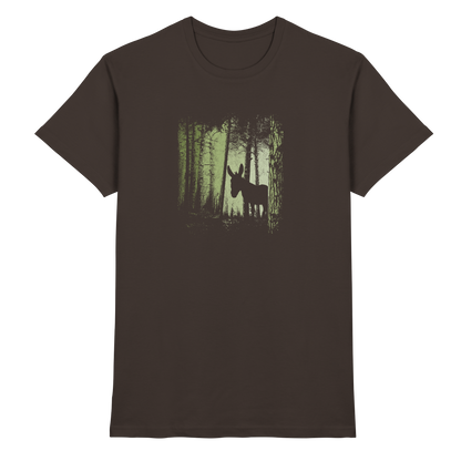 Esel im Zwielicht-Wald - Premium Shirt
