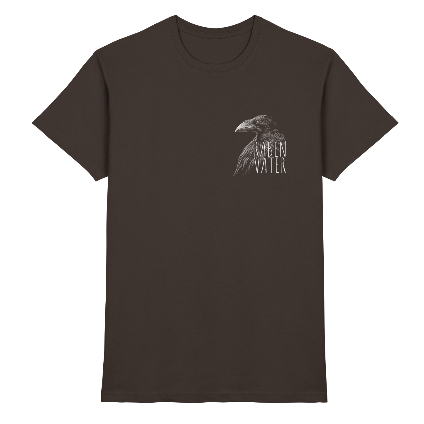 Rabenvater schwarzer Rabe Krähe - Premium Shirt