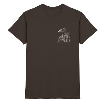 Rabenvater schwarzer Rabe Krähe - Premium Shirt
