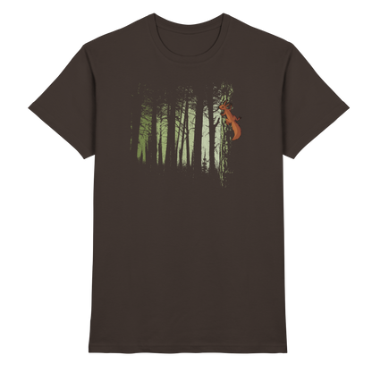 Eichhörnchen im Zwielicht-Wald - Premium Shirt