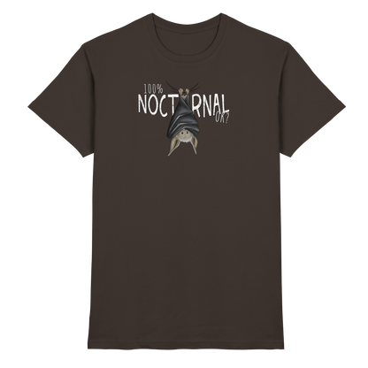100% nachtaktive Fledermaus - Premium Shirt