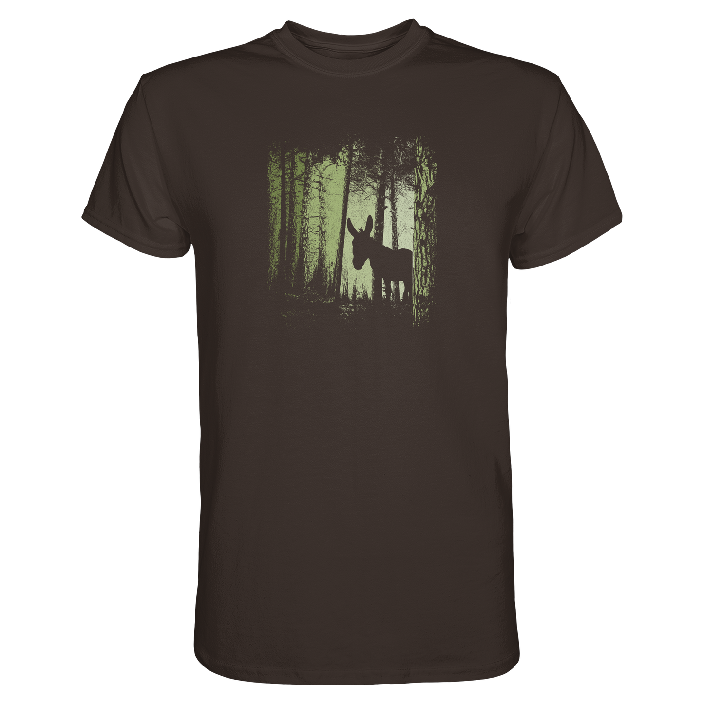 Esel im Zwielicht-Wald - Premium Shirt