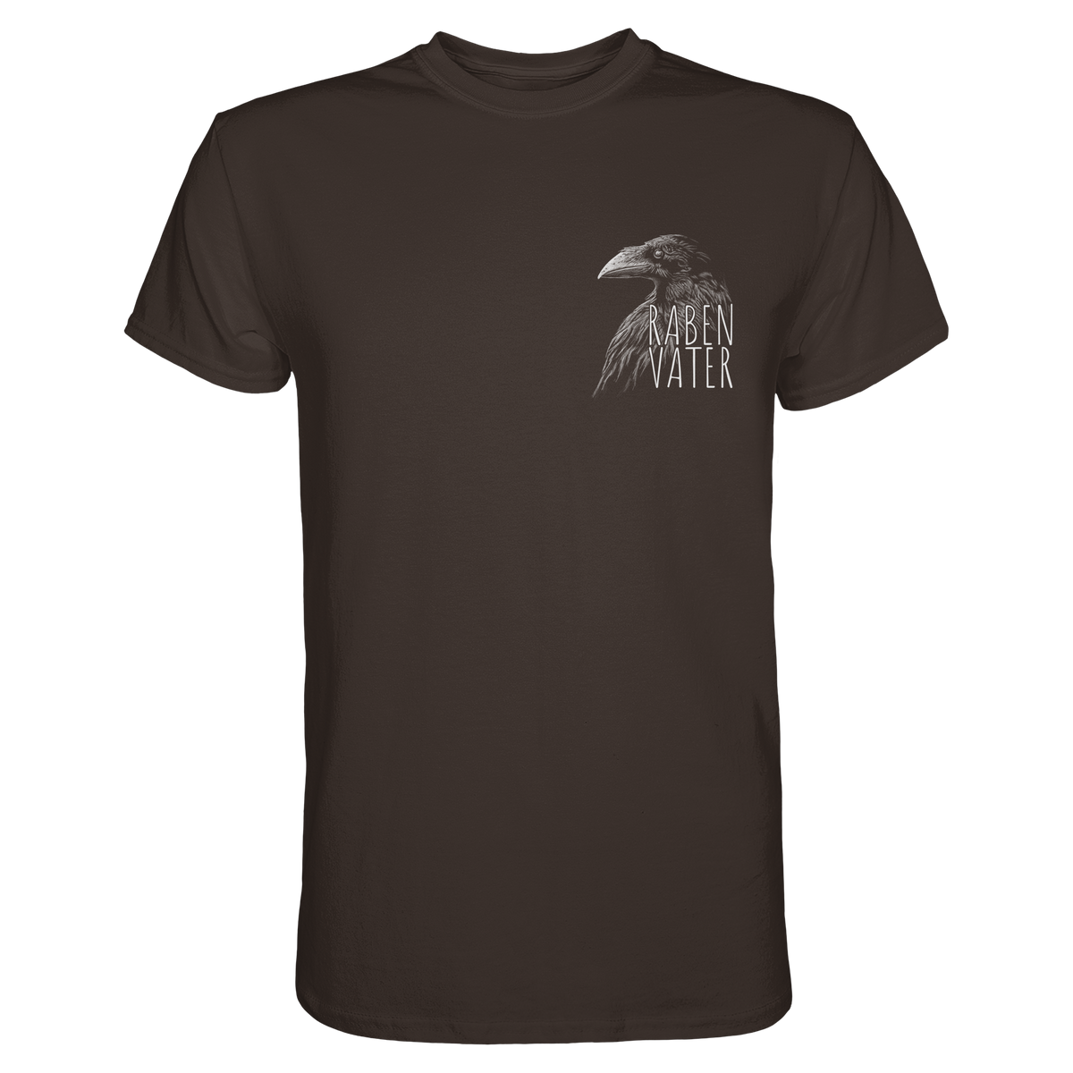 Rabenvater schwarzer Rabe Krähe - Premium Shirt