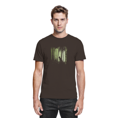 Luchs Wildkatze im Zwielicht Wald - Premium Shirt