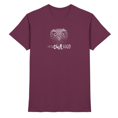 OWL Good | Kritzel-Kunst-Eule - Premium Shirt