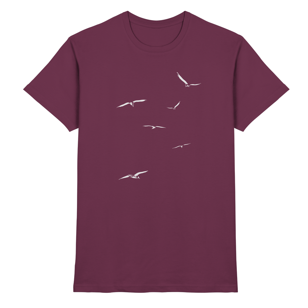 Vogelschwarm – Traum vom Fliegen - Premium Shirt