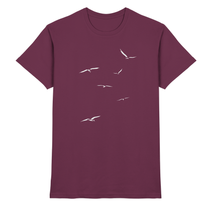 Vogelschwarm – Traum vom Fliegen - Premium Shirt