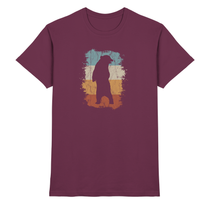 Retro Bären-Silhouette - Premium Shirt