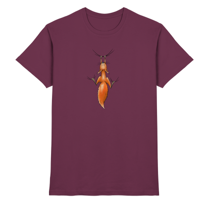 Rotes Eichhörnchen hängt ab - Premium Shirt