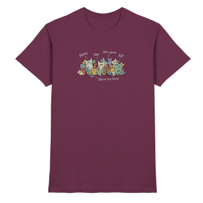 Nope, Nee, Nö Katzen - Premium Shirt
