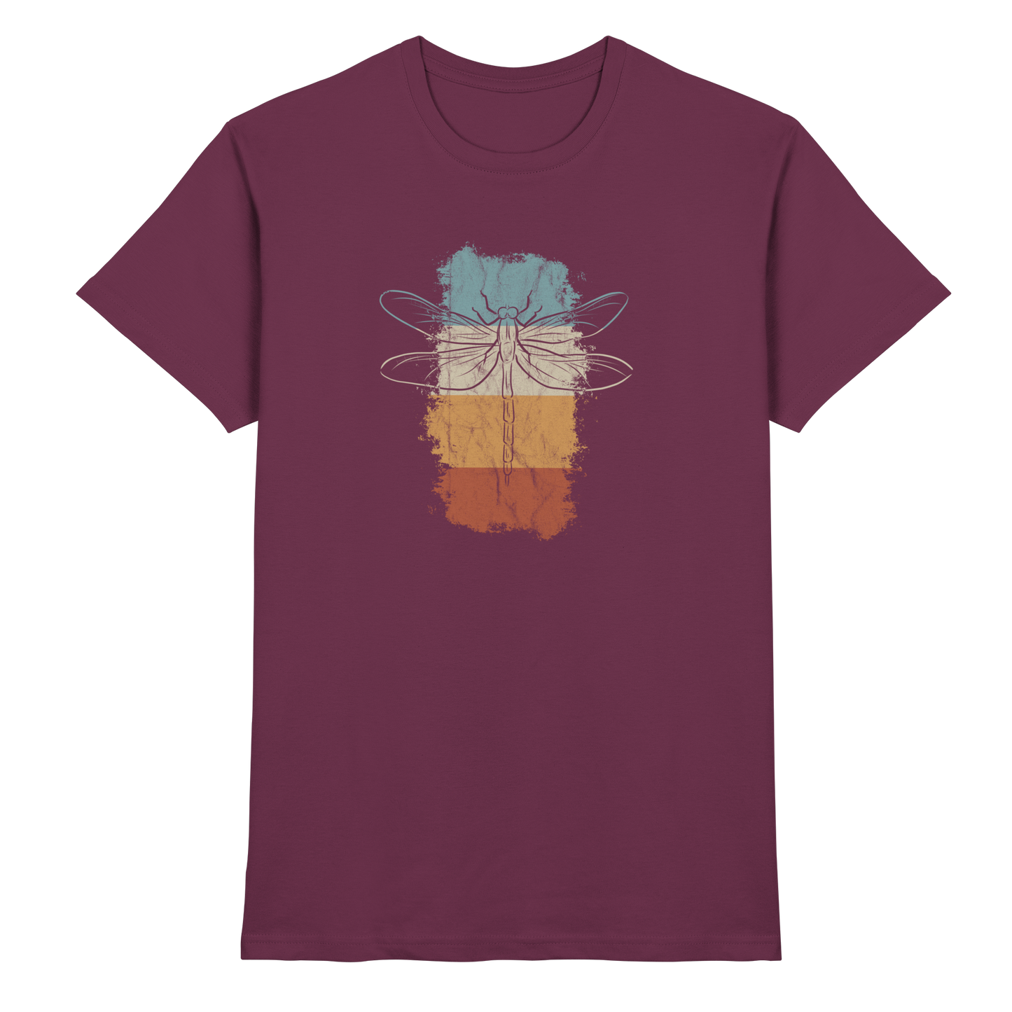 Retro Kunst Libelle | Vintage Dragonfly - Premium Shirt