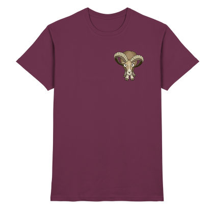 Bockiges Mufflon Widder Schafbock - Premium Shirt