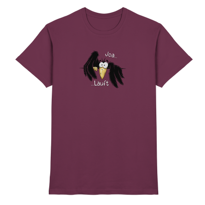 Joa Läuft Krähe gechillter Rabe - Premium Shirt