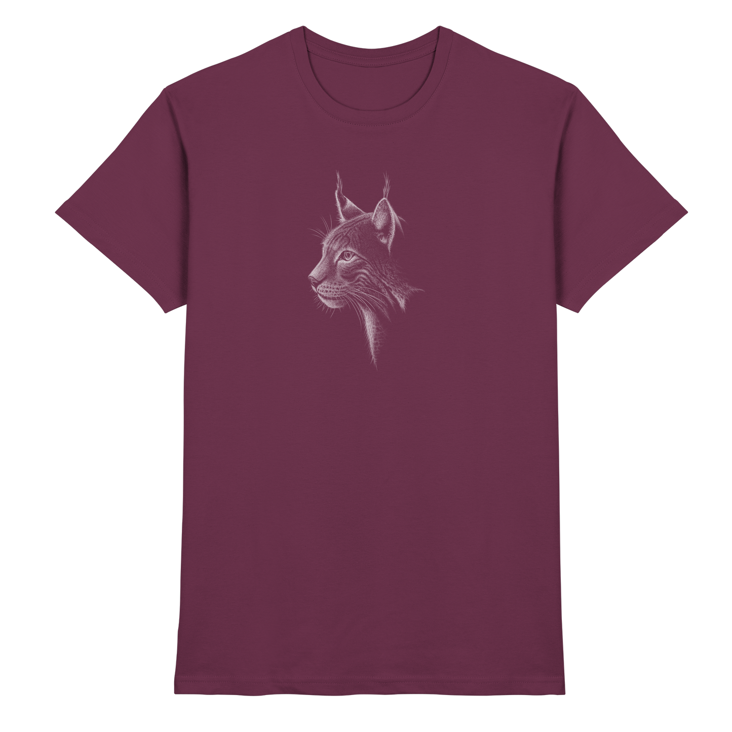 Luchs Kritzelkunst Wildkatze Illustration - Premium Shirt