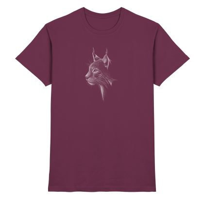 Luchs Kritzelkunst Wildkatze Illustration - Premium Shirt