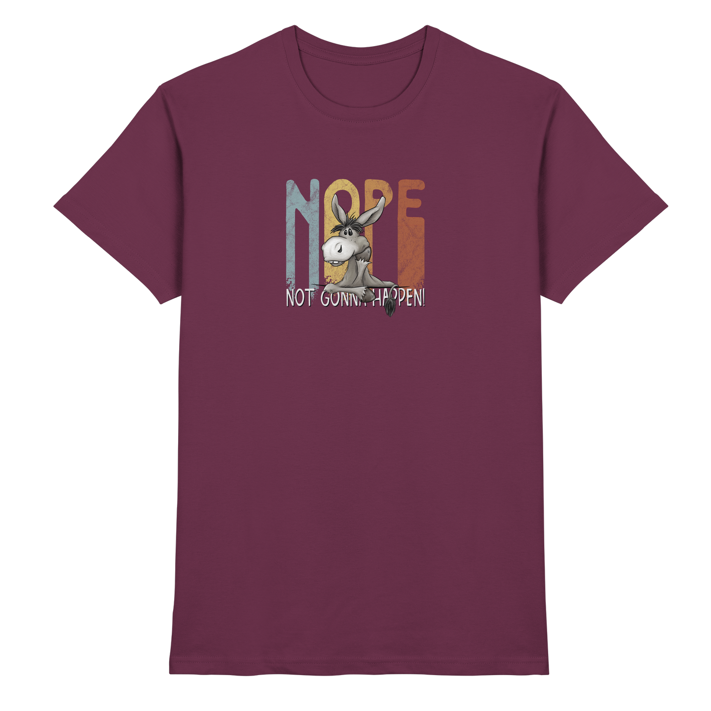 Nope | bockiger Esel - Premium Shirt