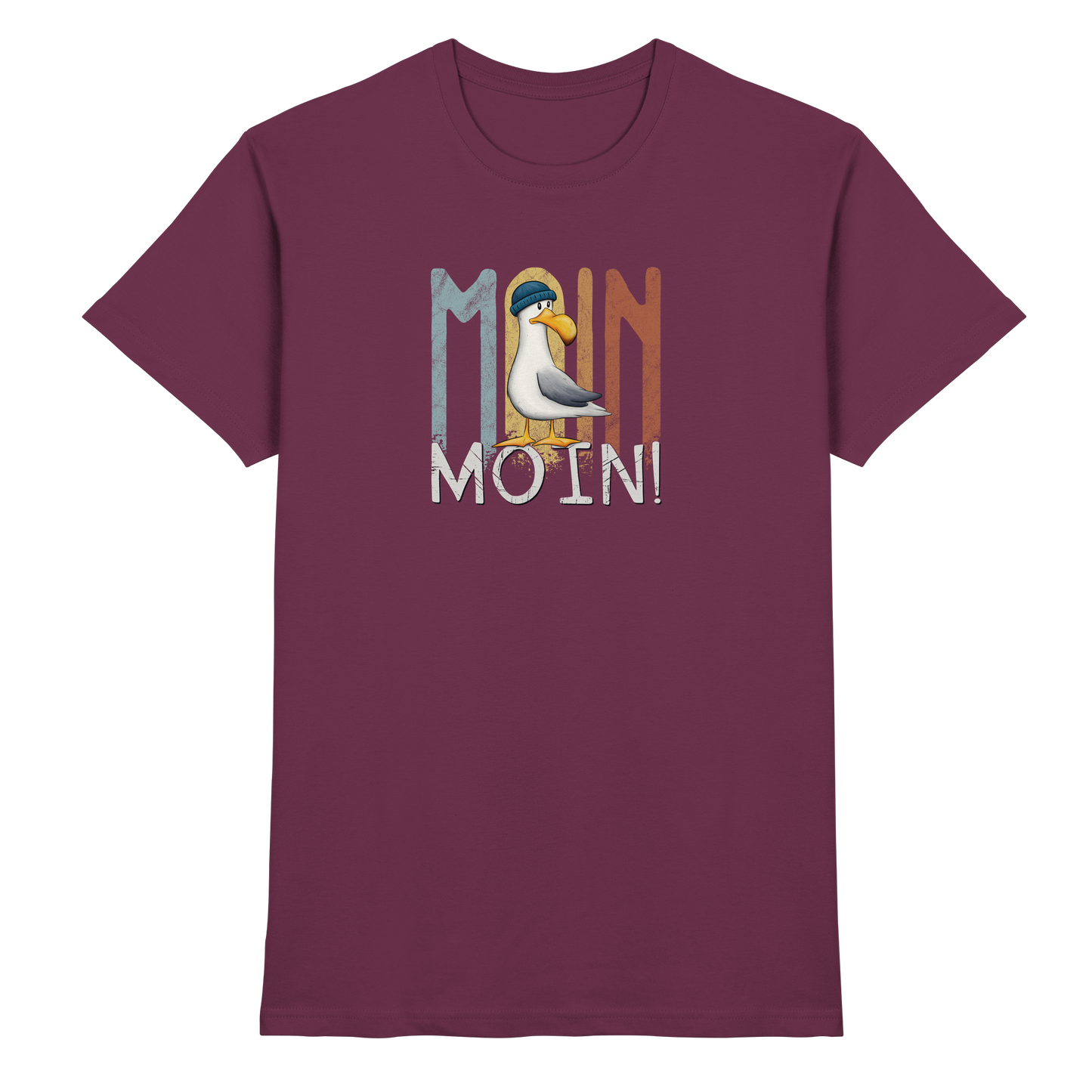 Moin Moin norddeutsche Möwe - Premium Shirt