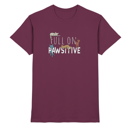 Full On Pawsitive! Gechillte Katzen - Premium Shirt